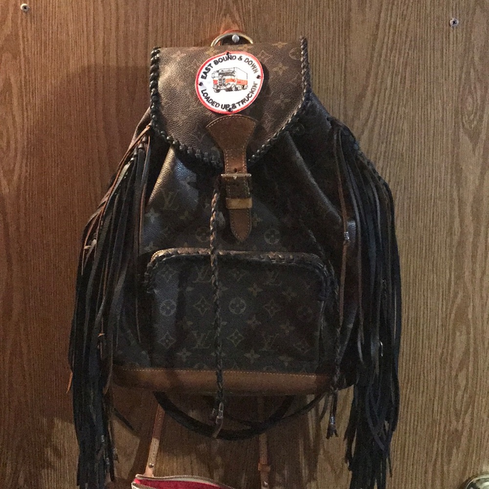 Fringed Custom Louis Vuitton Montsouris